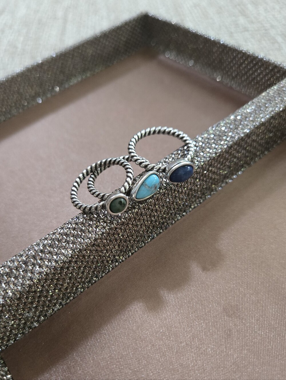 Brighton Monte Carlo Trio Stackable Ring Set - Picture 3 of 10